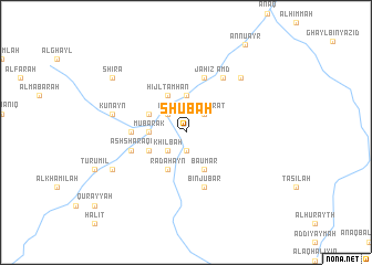 map of Shu‘bah