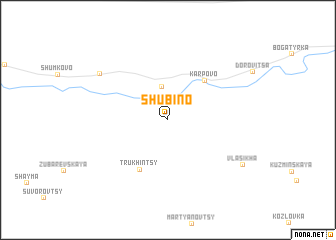 map of Shubino