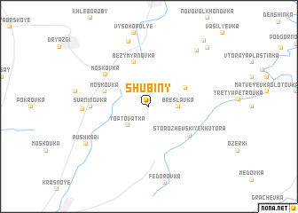 map of Shubiny