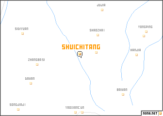 map of Shuichitang