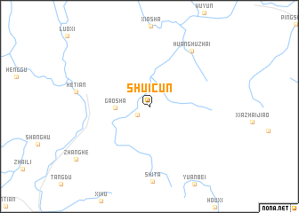 map of Shuicun