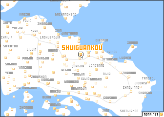 map of Shuiguankou