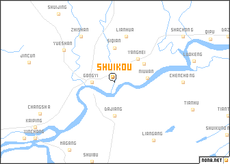 map of Shuikou