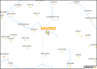 map of Shuiman
