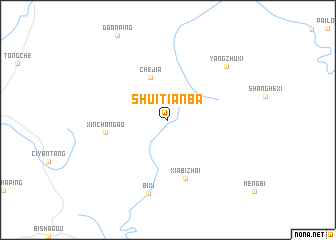 map of Shuitianba