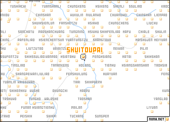 map of Shui-t\