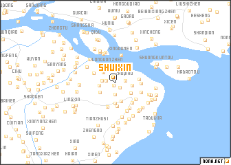 map of Shuixin
