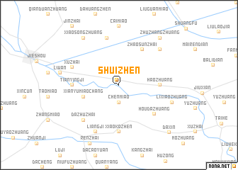 map of Shuizhen