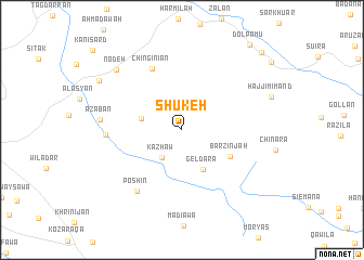 map of Shukeh