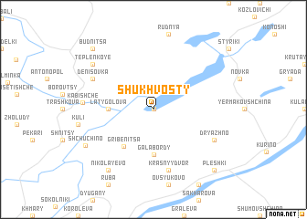 map of Shukhvosty