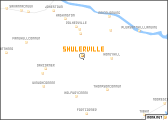 map of Shulerville