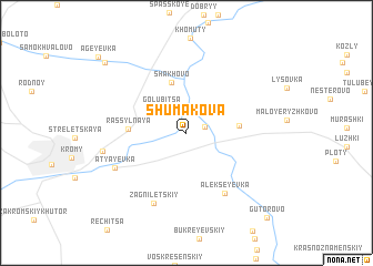 map of Shumakova