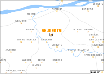map of Shumentsi