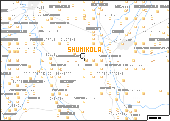 map of Shūmī Kolā