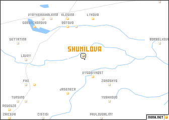 map of Shumilova