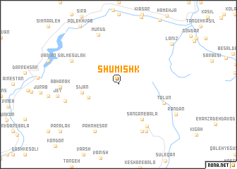map of Shūmīshk