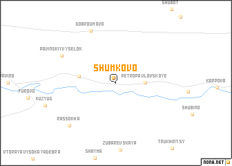 map of Shumkovo