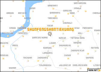 map of Shunfengshantiekuang