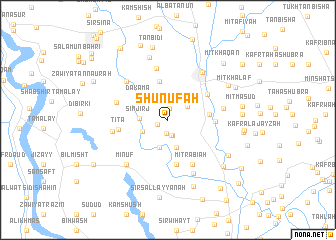 map of Shunūfah