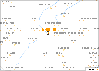 map of Shūrāb