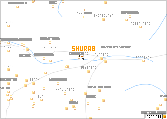 map of Shūrāb