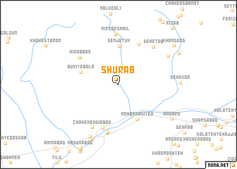 map of Shūr Āb