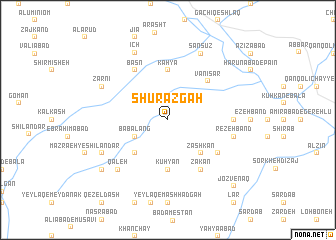 map of Shūrazgāh