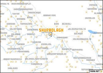 map of Shūr Bolāgh