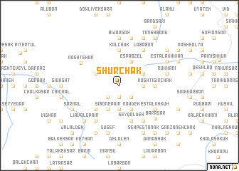 map of Shūr Chāk
