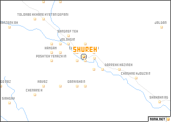 map of Shūreh