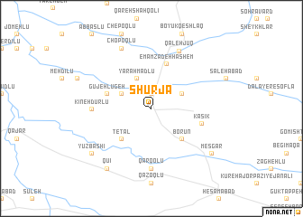 map of Shūrjā