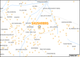 map of Shūshābād