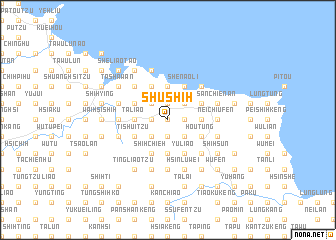 map of Shu-shih