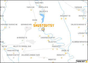 map of Shustovtsy