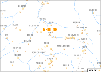 map of Shuwah