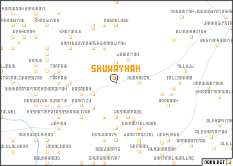 map of Shuwayḩah