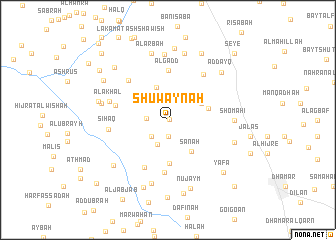map of Shuwaynah