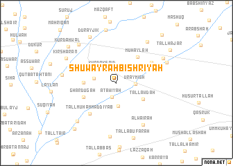 map of Shuwayrah Bishrīyah