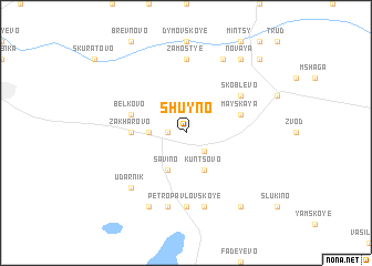 map of Shuyno