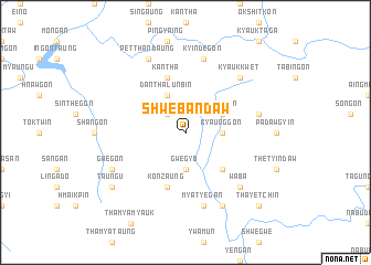 map of Shwebandaw