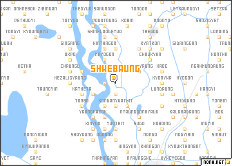 map of Shwebaung