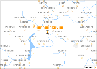 map of Shwedaungkyun