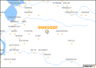 map of Shwedigon