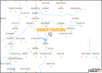 map of Shwenyaungbu