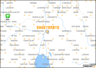 map of Shweyanbye
