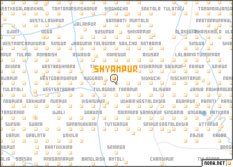 map of Shyāmpur