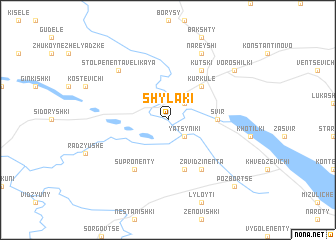 map of Shylaki