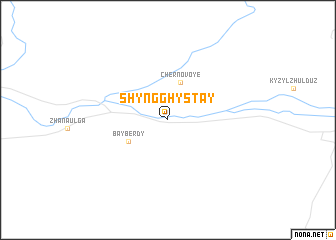 map of Shyngghystay