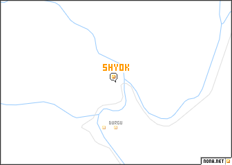 map of Shyok