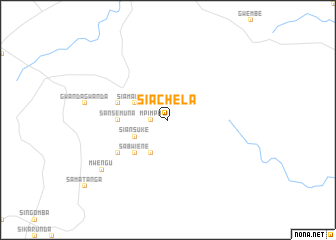 map of Siachela